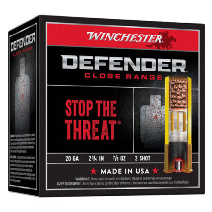 WIN DEFENDER 20GA 2.75 7/8OZ  #2 25/10