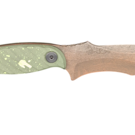 HALF FACE BLADES EXTREMIS DOOMSDAY 3.5" BLADE, 7.5"OA, S45VN STEEL, MICARTA GRIP