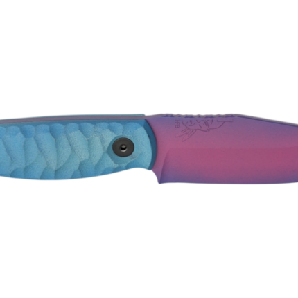 HALF FACE BLADES CROW SCALPER AURORA 4" BLADE, 8.3"OA, S45VN STEEL, MICARTA GRIP