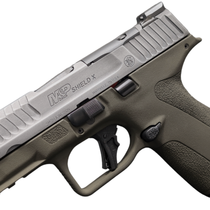 SMITH & WESSON M&P 9 SHIELD X NTS CRUSHED SILVER BATTLEWORN PISTOL 3.6" N.S. 1-13RD, 1-15RD MAG