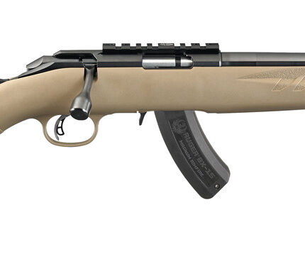 RUGER AMERICAN 17HMR RIFLE 16" T.B. FDE SYNTHETIC 1-9RD MAG