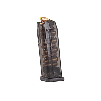 MAGAZINE LIMITED 10-RD 9MM FOR GLOCK 19,26 CARBON SMOKE