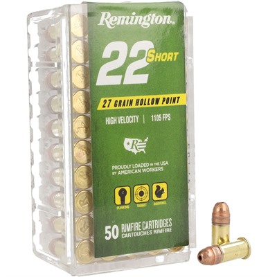 22 SHORT 22 SHORT 27GR COPPER HP 1105 FPS 50/BOX