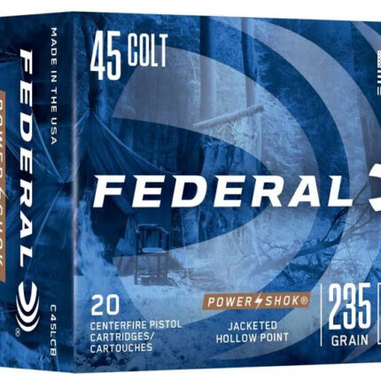 FED POWER-SHOK 45COLT 235GR JHP 20/10
