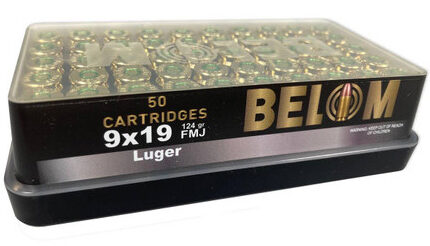 GO BELOM 9MM 124GR FMJ BRASS 1000/1 (100)