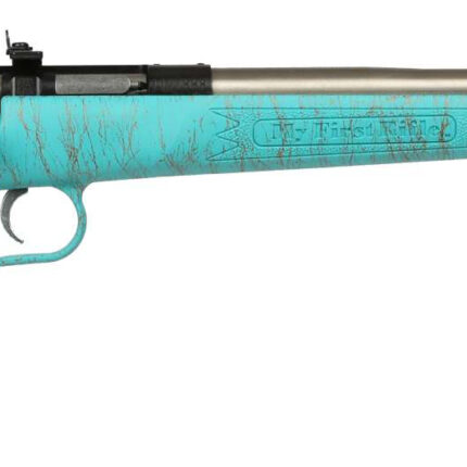 KSA CRICKETT BLUE SYN 22LR GOLD WEBBED SS