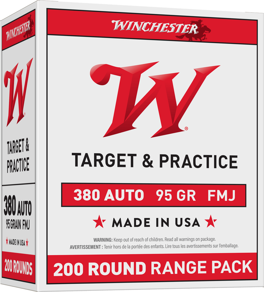 WINCHESTER USA 380ACP 95GR FMJ 200C