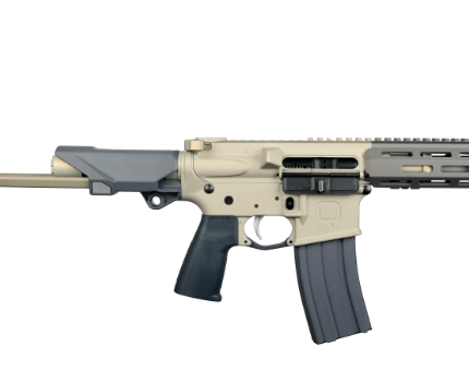 Q SUGAR WEASEL 300BLK SBR 7" W/ BRACE BLK/GRY 1-30RD MAGAZINE