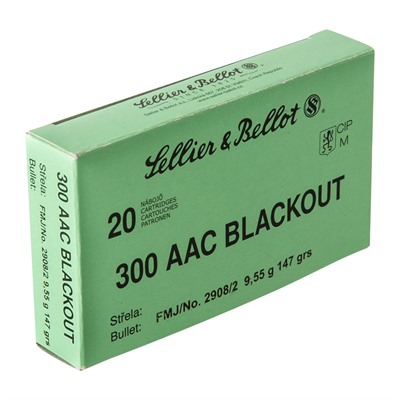 300 AAC BLACKOUT 147GR FULL METAL JACKET 20/BOX