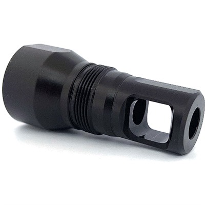 BLYAT MUZZLE BRAKE 26X1.5LH THREADS FACEMOUNT SHOULDER BLACK