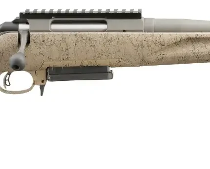 RUGER AMERICAN G2 RANCH RFL 243 WIN 16.1" FDE SPLATTER 3RD AI STYLE MAG