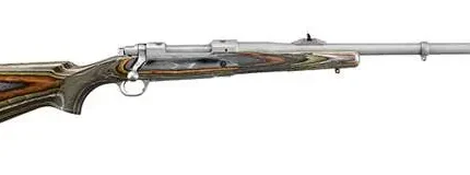 RUGER HAWKEYE GUIDE GUN 338WM RFL, 20" MT STS THRDED, GRN MTN LAM STOCK, 3RD