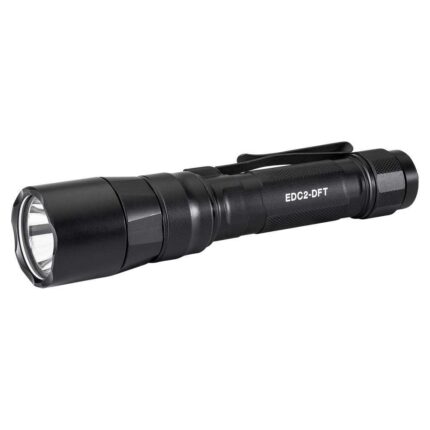 SUREFIRE EDC DUAL FUEL TURBO 18650/CR123A BLACK HARD ANODIZED