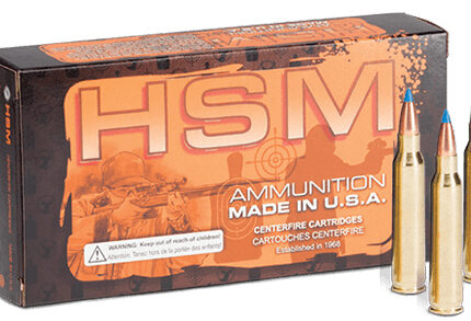 HSM VARMINT 6MM REM 75GR V-MAX 20/25