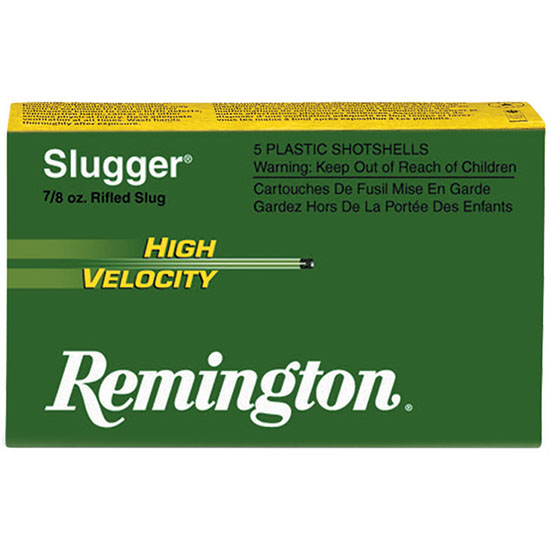 SLUGGER HV RIFLED SLUG 12GA 2.75 7/8OZ RS 5/50