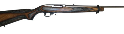 RUGER 10/22 CAR 22LR SS/BLK/BRN LAM#