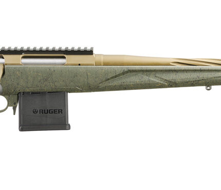 RUGER AMERICAN G2 PRED RFL 6.5CM 22" T.B. SPIRAL BBL, GRN SPLTR,BRNT BRNZ 3RD