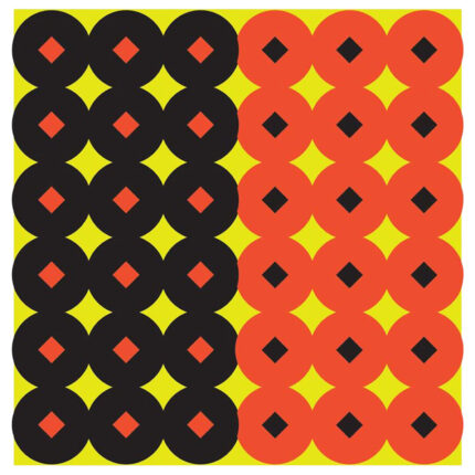 Birchwood Casey 34117 Shoot-N-C Reactive Target Self-Adhesive Paper Circle w/Diamond Center 432 Pasters