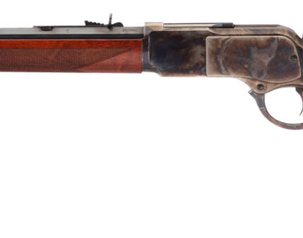 Taylors & Company 550239COM 1873 Comanchero 357 Mag Caliber with 10+1 Capacity, 18" Blued Barrel, Color Case Hardened Metal Finish & Walnut Straight Stock Right Hand (Full Size)