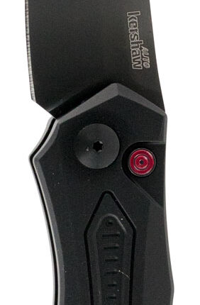 Kershaw 7800BLK Launch 6 3.75" Folding Drop Point Plain Black DLC CPM 154 SS Blade Black Anodized Aluminum Handle Includes Pocket Clip