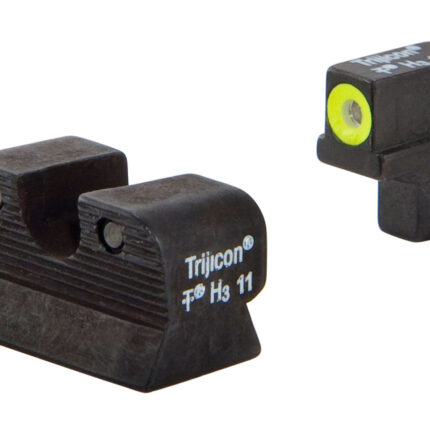 Trijicon 600514 HD Night Sights Green/Tritium Yellow Outline Front Sight-Green Tritium Black Outline Rear Sight Colt 1911