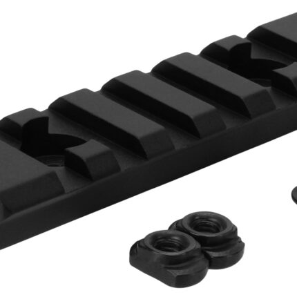 TacFire MAR105M M-LOK Accessory Picatinny Section Rail 3 Inch 7 Slots Black Anodized