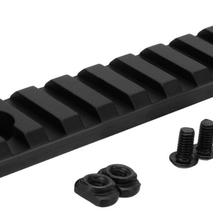 TacFire MAR105L M-LOK Accessory Picatinny Section Rail 5 Inch 11 Slots Black Anodized