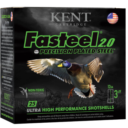 Kent Cartridge K123FS403 Fasteel 2.0  12 Gauge 3" 1 3/8 oz 3 Shot 25 Per Box/ 10 Case