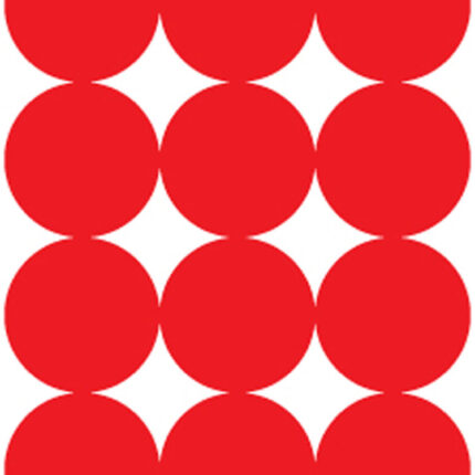 Pro-Shot P432M SplatterShot Repair Pasters Red 1" Self-Adhesive 432 Pasters