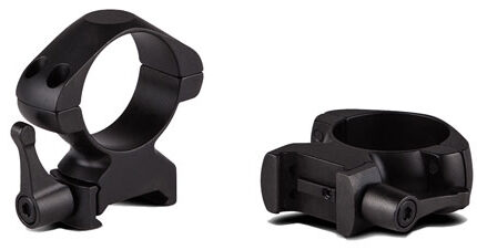 Konus 7406 Steel Rings  Matte Black 1" Quick Release High 0 MOA