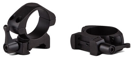 Konus 7407 Steel Rings  Matte Black 1" Quick Release Medium 0 MOA