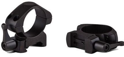 Konus 7410 Steel Rings  Matte Black 30mm Quick Release Medium 0 MOA