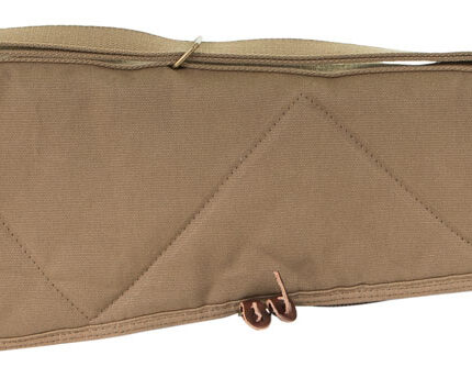 Boyt Harness OGC98PM06 Alaskan Rifle Case 44" Kahki Waxed Canvas w/ Brass Hardware & Quilted Flannel Lining for Scoped Rifles
