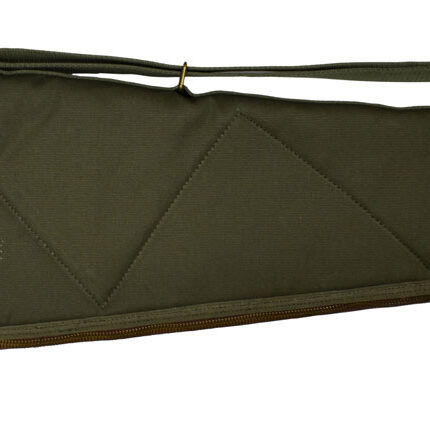 Boyt Harness OGC98PM09 Alaskan Rifle Case 44" Waxed OD Green Canvas w/ Brass Hardware & Quilted Flannel for Scoped Rifles