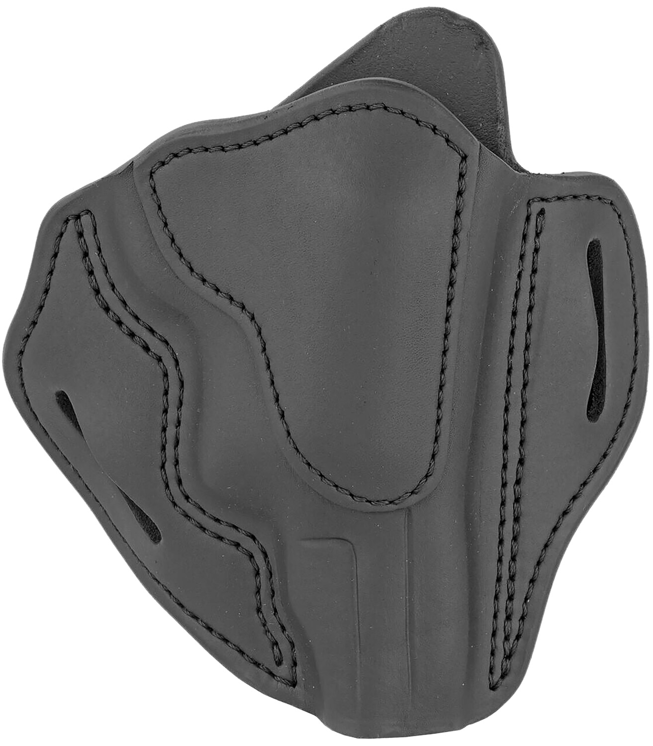 1791 Gunleather RVH3SBLR RVH3 OWB Size 03 Stealth Black Leather Belt Slide/S&W Governor Right Hand