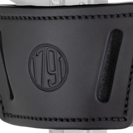 1791 Gunleather UIWXSBLA UIW Max  IWB/OWB Black Leather Belt Clip Fits Most Mid-Large Frame Autos with Rail, Laser & Light Ambidextrous