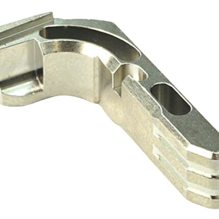 Cross Armory CRGMCSV Mag Catch  Extended Glock Gen1-3/P80 Silver Anodized Aluminum