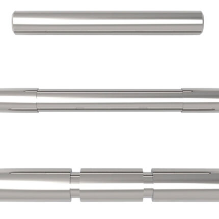 Cross Armory CRGPSSV 3 Pin Set  Compatible w/ Glock Gen1-3 Silver Steel
