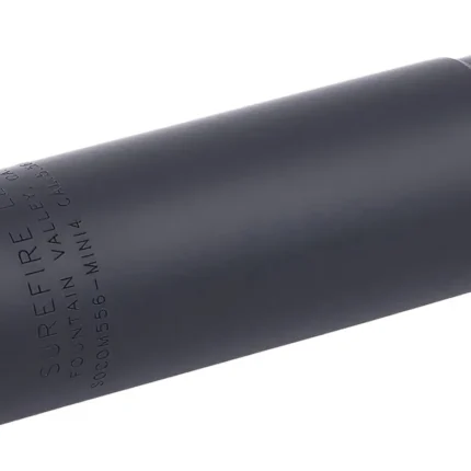 SUREFIRE SOCOM 4 SERIES, 5.56 CAL SUPPRESSOR, LOW BACK PRESSURE, 5.5" BLACK
