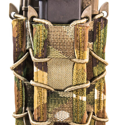 High Speed Gear 13DD10MC TACO Double Decker Mag Pouch MultiCam Nylon Belt Belts 2.25" Wide Compatible w/ Rifle Compatible w/ Pistol