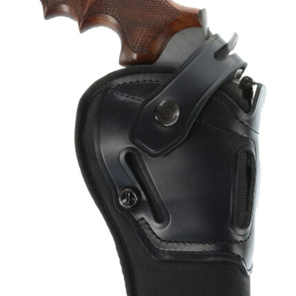 Galco SR84B Switchback OWB Black Leather Belt Slide Fits S&W X Frame 500 Fits 4" Barrel Ambidextrous