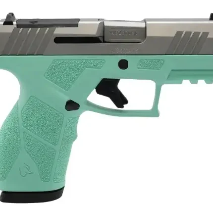 TAURUS GX2 TORO 9MM 3.38" STAINLESS/CYAN 1-13RD MAG