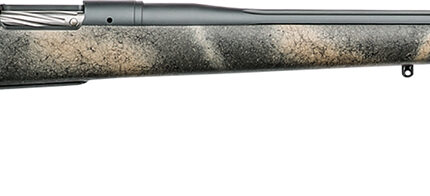 Bergara Rifles BPR3365 Premier Highlander 6.5 Creedmoor 4+1 24" Sniper Gray Cerakote Fluted Barrel, Sniper Gray Cerakote 416 Stainless Steel Receiver, Woodland Camo Grayboe Stock