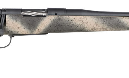 Bergara Rifles BPR33308 Premier Highlander 308 Win 4+1 20" Sniper Gray Cerakote Fluted Barrel, Sniper Gray Cerakote Stainless Steel Receiver, Woodland Camo Grayboe Stock