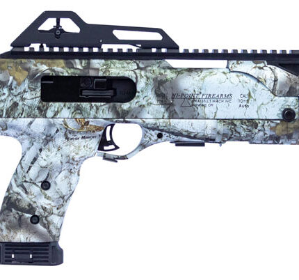 Hi-Point 4595TSMWM 4595TS Carbine 45 ACP 17.50" 9+1 Mothwing Winter Mimicry All Weather Skeletonized Stock Mothwing Winter Mimicry Polymer Grip Right Hand