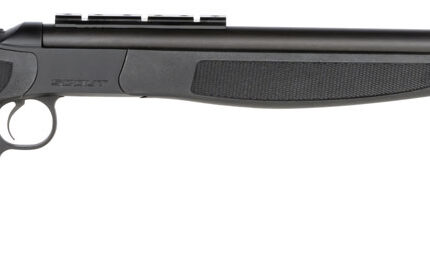 CVA CR4830 Scout  Full Size 450 Bushmaster 1rd 25" Matte Blued Single Shot Barrel, Matte Blued Steel Receiver w/DuraSight Rail, Black Fixed Synthetic Stock, Ambidextrous