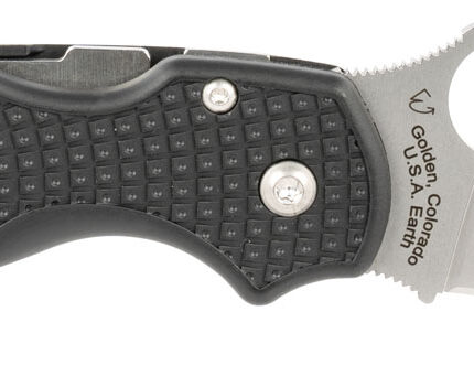 Spyderco C223PBK Para 3 Lightweight 2.92" Folding Clip Point Plain CTS BD1 SS Blade FRN Black Includes Pocket Clip