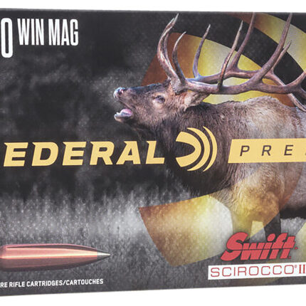 Federal P300WSS1 Premium  300WinMag 180gr Swift Scirocco II 20 Per Box/10 Case