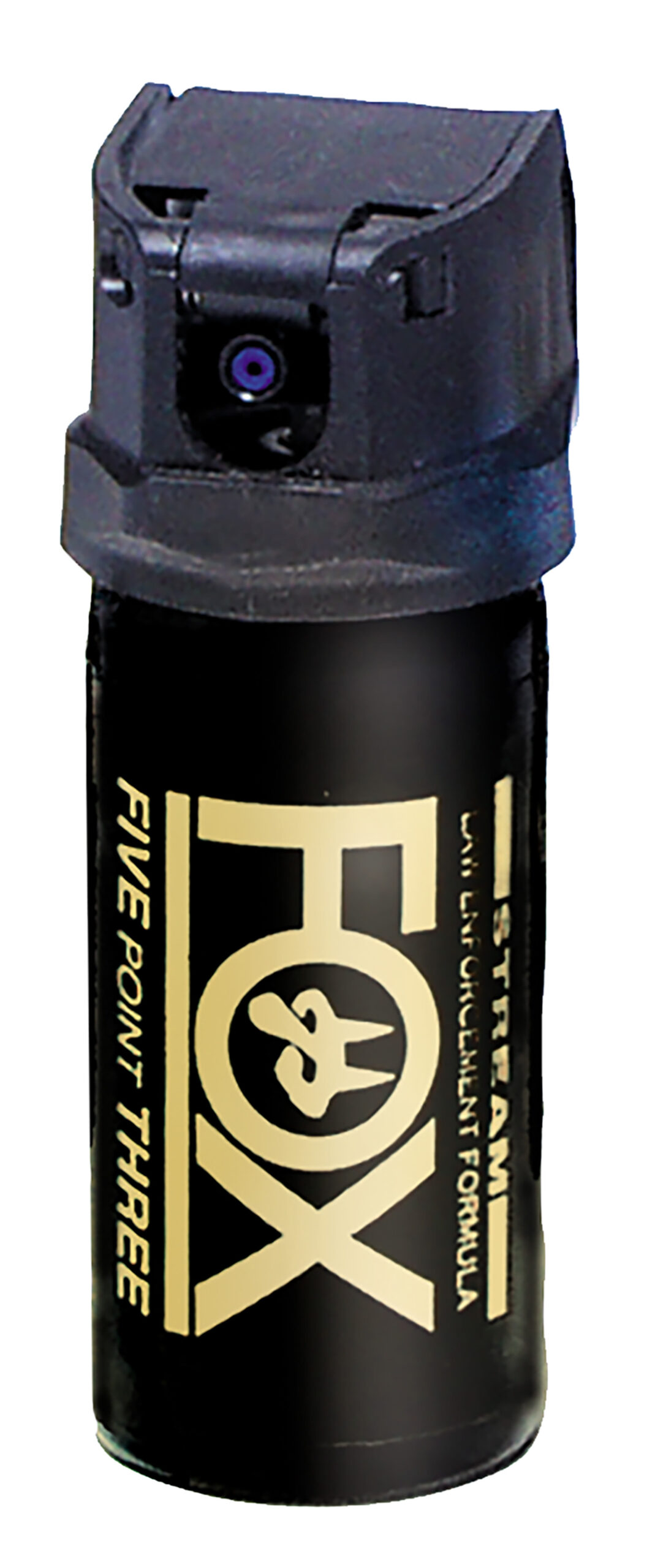 Fox Labs 152FTMDB Legacy Five Point Three 15 1/2 Second Bursts Cone Spray Range 152 ft 1.50 oz Black Spray Features Invisible UV Dye