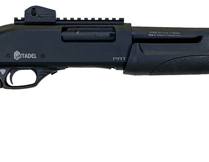 Citadel FRPAT1220 CDA Force Tactical Pump 12 Gauge 3+1 3" 20"  Barrel, Steel Receiver, Matte Black Metal Finish, Optics Ready Picatinny Rail, Synthetic Pistol Grip Stock